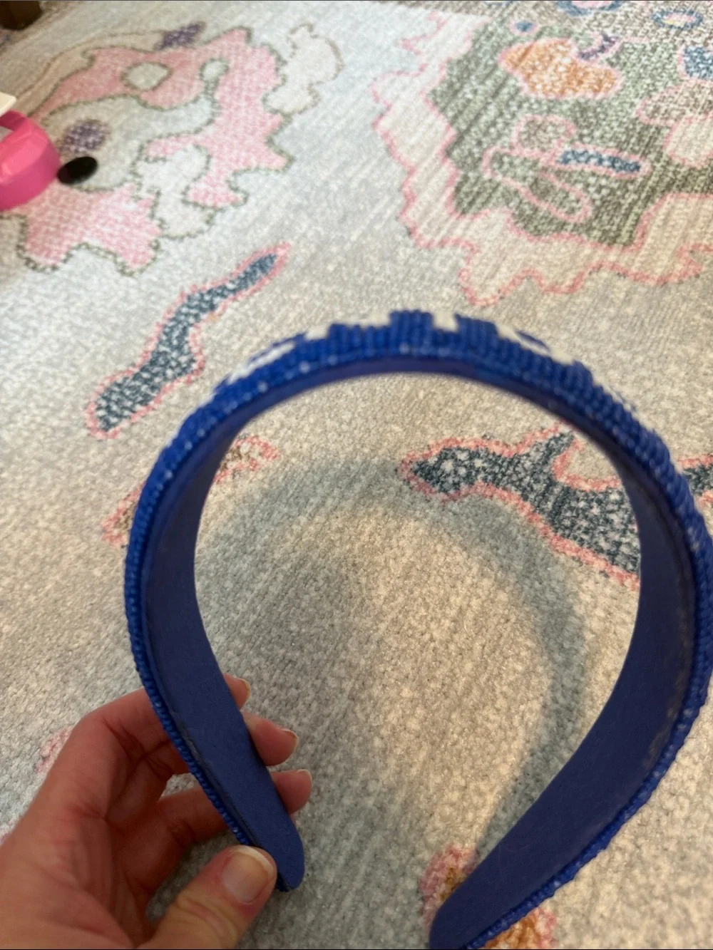 Kentucky Beaded Blue Statement Headband